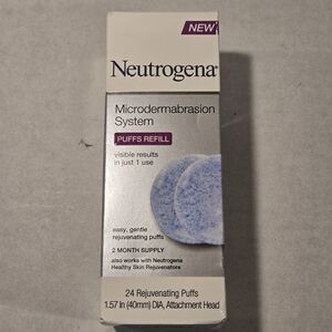 Neutrogena Microdermabrasion System Puffs Refill - 24ct - DISCONTINUED Open Box